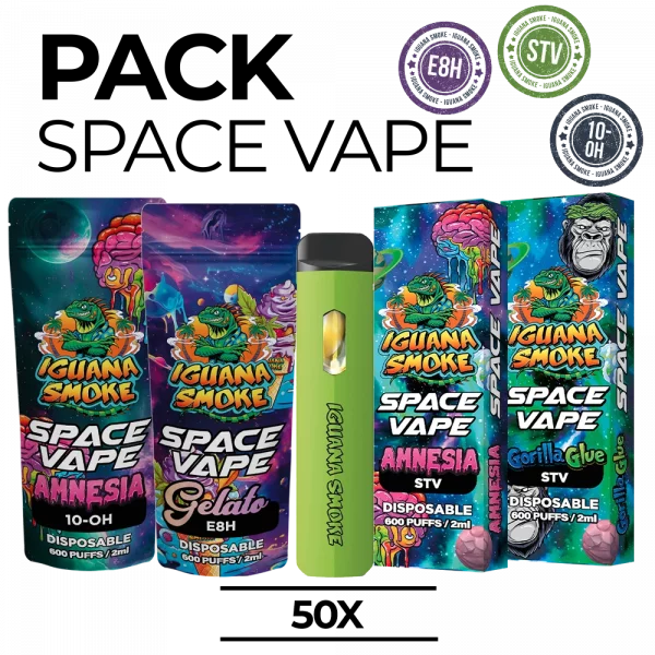 PACK 50 VAPES - 10OH, E8H o STV