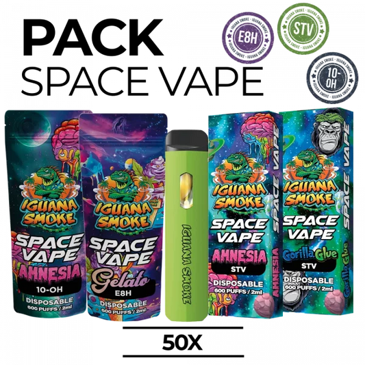 PACK 50 VAPES - 10OH, E8H o STV